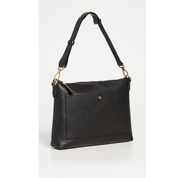 Madewell Black Leather Crossbody/Shoulder Bag - Picture 2 of 8